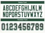 Custom Black Grass Green-White Drift Fashion Football Jersey