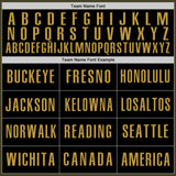 Custom Olive Black-Old Gold Authentic Salute To Service Baseball Jersey