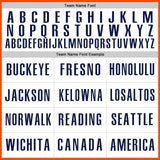 Custom Orange Navy-White Authentic Baseball Jersey