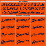 Custom Orange Navy Authentic Throwback Basketball Jersey