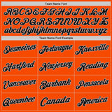 Custom Orange Black-Gray Authentic Throwback Basketball Jersey