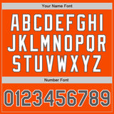 Custom Orange Steel Gray-White Authentic Baseball Jersey
