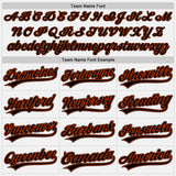 Custom White Orange Pinstripe Black-Orange Authentic Baseball Jersey