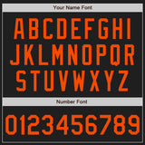 Custom Black Orange-Light Blue Gradient Classic Vertical Stripe Authentic Baseball Jersey