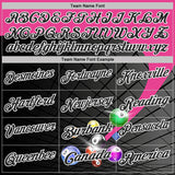 Custom Black Pink-White Billiard Balls Performance Polo Shirt