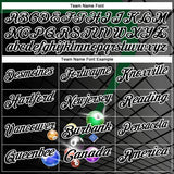 Custom Black Green-White Billiard Balls Performance Polo Shirt