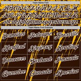 Custom Brown Gold-White Distressed Scratch Brush Stroke Performance Polo Shirt