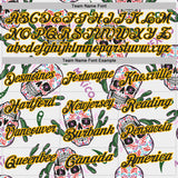 Custom White Black-Gold Day of the Dead Mexican Sugar Skull Performance Polo Shirt