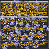 Custom Black-Gold Day of the Dead Mexican Sugar Skull Performance Polo Shirt
