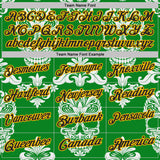 Custom Grass Green Black-Gold Day of the Dead Mexican Sugar Skull Performance Polo Shirt