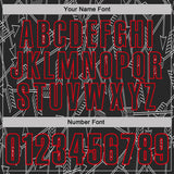 Custom Black-Fire Red Arrow Archery Performance Polo Shirt