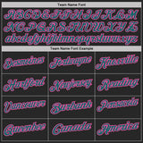 Custom Black Teal-Pink Fluid Paint Splash Performance Polo Shirt