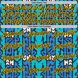 Custom Black Blue-Yellow Esports Performance Polo Shirt