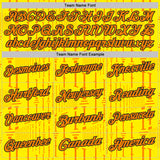 Custom Light Yellow Bay Orange-Black Geometric Line Performance Polo Shirt