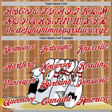 Custom Brown Red-White Bowling Strike Funny Performance Polo Shirt