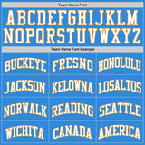 Custom Powder Blue White-Old Gold Authentic Basketball Jersey