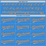 Custom Stitched Powder Blue Gray-Steel Gray Baseball Pullover Sweatshirt Hoodie