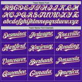 Custom Purple Pink-Black Mesh Authentic Throwback Baseball Jersey