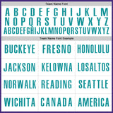 Custom Purple White-Teal Authentic Baseball Jersey