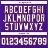 Custom Purple Black-Pink Mesh Authentic Throwback Baseball Jersey