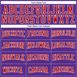 Custom Purple Red-White Authentic Football Jersey