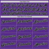 Custom Purple Black-Gray Authentic Throwback Basketball Jersey