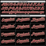 Custom Black Crimson-Cream Star Raglan Sleeves Authentic Baseball Jersey