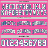 Custom Reversible Black Pink-Sky Blue Double Side Sublimation Basketball Suit Jersey