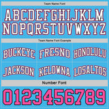 Custom Reversible Black Pink-Sky Blue Double Side Sublimation Basketball Suit Jersey