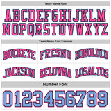 Custom Reversible Black Pink-Light Blue Double Side Sublimation Basketball Suit Jersey