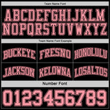 Custom Reversible Black Medium Pink Double Side Sublimation Basketball Suit Jersey