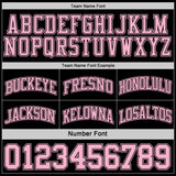 Custom Reversible Black Light Pink Double Side Sublimation Basketball Suit Jersey