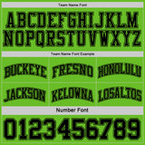 Custom Reversible Black Aurora Green Double Side Sublimation Basketball Suit Jersey
