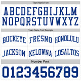 Custom Royal White Reversible Double Side Sublimation Basketball Suit Jersey