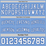 Custom Royal White-Light Blue Reversible Double Side Sublimation Basketball Suit Jersey