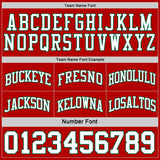 Custom Red White-Kelly Green Reversible Double Side Sublimation Basketball Suit Jersey