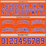 Custom Purple Orange-White Reversible Double Side Sublimation Basketball Suit Jersey