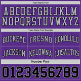 Custom Purple Black-Gray Reversible Double Side Sublimation Basketball Suit Jersey