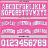 Custom Purple Pink-White Reversible Double Side Sublimation Basketball Suit Jersey