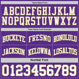 Custom Purple White-Old Gold Reversible Double Side Sublimation Basketball Suit Jersey