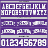 Custom Purple White-Gray Reversible Double Side Sublimation Basketball Suit Jersey
