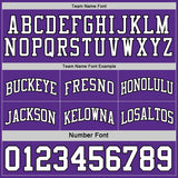 Custom Purple White-Black Reversible Double Side Sublimation Basketball Suit Jersey