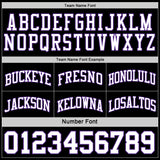 Custom Purple White-Black Reversible Double Side Sublimation Basketball Suit Jersey