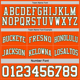 Custom Reversible Green White-Orange Double Side Sublimation Basketball Suit Jersey