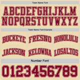 Custom Reversible Maroon Cream Double Side Sublimation Basketball Suit Jersey