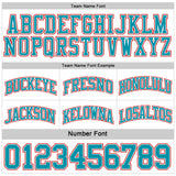Custom Reversible Teal White-Red Double Side Sublimation Basketball Suit Jersey