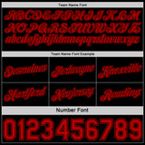 Custom Reversible Black Red Double Side Star Sublimation Basketball Suit Jersey