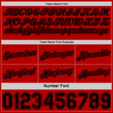Custom Reversible Black Red Double Side Star Sublimation Basketball Suit Jersey