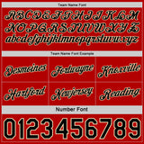 Custom Reversible Black Red-Cream Double Side Star Sublimation Basketball Suit Jersey