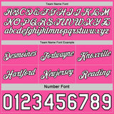 Custom Reversible Black White-Pink Double Side Star Sublimation Basketball Suit Jersey
